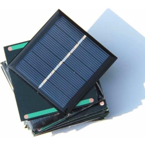 0.6W 3V Polycrystalline Mini Solar Panel Solar Cell Modul DIY Solar System Charger Toy Education Kits 65*65*3MM