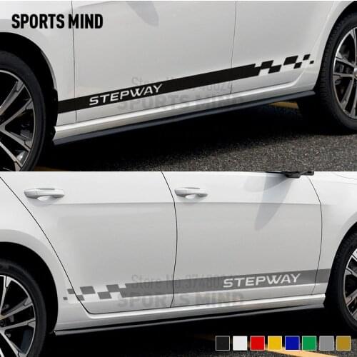 1 Pair Car Styling Automobiles Sticker Decal For Renault Dacia Duster Logan Lodgy Sandero Dokker Stepway GT Line Accessories