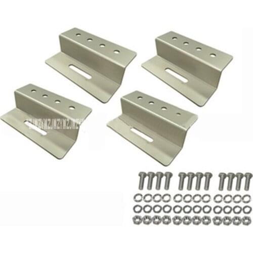 20 Sets New High Quality ZB-03 Z-type AL6005-T5 Aluminum Bracket Solar Panel Roof Mounting Bracket for Solar Car Yacht Stent Hot