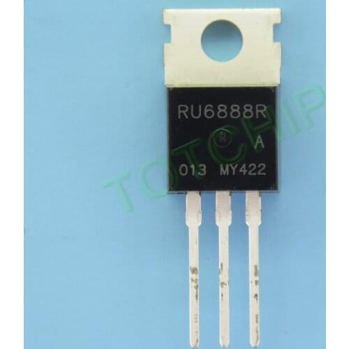 4pcs RU6888R TO220 MOSFET N-Channel 68V 88A