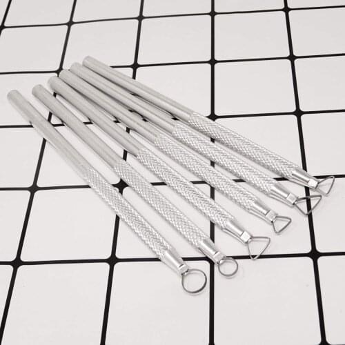 6pcs Mini Ribbon Tool Set Wax Sculpting Tools Set Modeling Ceramic Supplies Wax for Artists