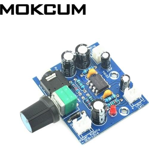 Audio Module TDA2822 Power Amplifier Module DC 5V-12V Two-Channel Low Power Adjustable Volume Power Amplifier Board