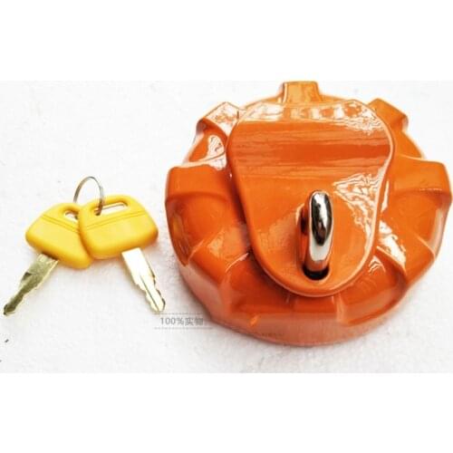 Free shipping for Hitachi EX 60/70/120/200/300-2-3-5-6-8 Diesel Fuel Tank Cap Lock Excavator Fuel Tank Cap Accessories