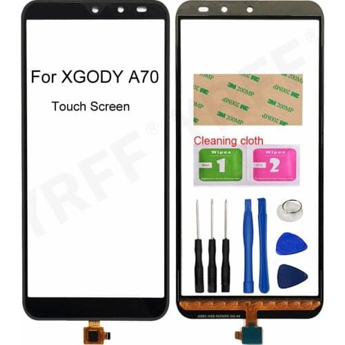 For XGODY A70 Touch Screen Digitizer Sensor Glass Panel Lens Replacement Parts