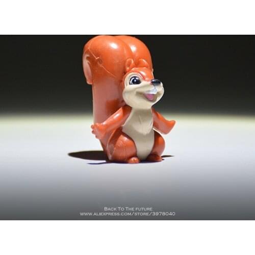 Disney Bambi Squirrel 3.5cm mini doll Action Figure Anime Decoration Collection Figurine Toys model for children gift