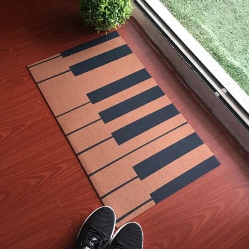 Private Customization Funny Mat Piano Keys Home Welcome Mat for Font Door Lovers Home Decor Door Mat Entrance No MOQ