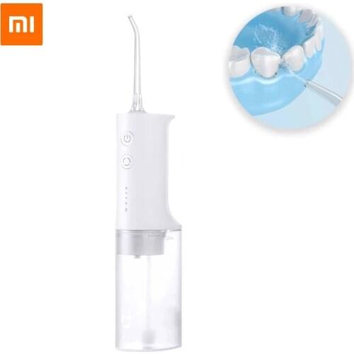 Original Xiaomi Mijia Smart Electric Oral Irrigator 1400/Min High Frequency 200ML 4 Mode IPX7 Waterproof Dental Flusher