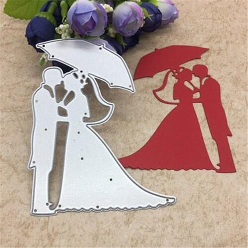 Metal Wedding Series Cutting Dies Marriage Sweet Couple Embossing Stencil Craft For Cards Album Scrapbooking DIY Decoration