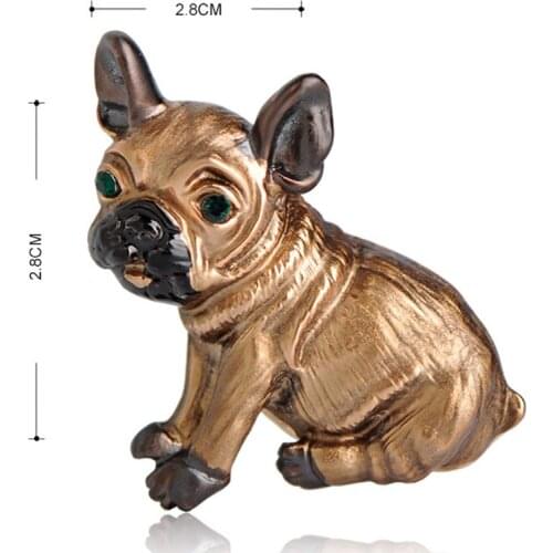 Lovely enamel Puppy Dog pet Brooch pin