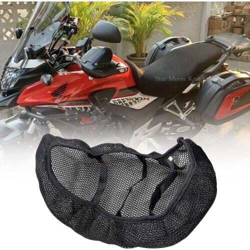 Motorcycle Accessories Cool 3D Mesh Moped Motorbike Scooter Seat Covers Cushion Anti-Slip Waterproof For Honda CB500X CB 500