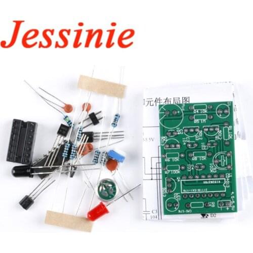 DIY Kit Module Analog Electronic Candle Lights Blowing Control Simulation Candle Suite Set Training DIY Parts
