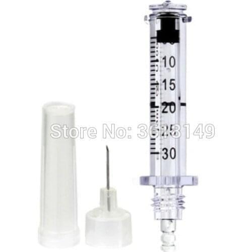 0.3ML Sterile Ampoule Head for Hyaluronic Pen Atomizer Consumables Disposable Water Syringe Hyaluronic Gun Anti-aging Wrinkle