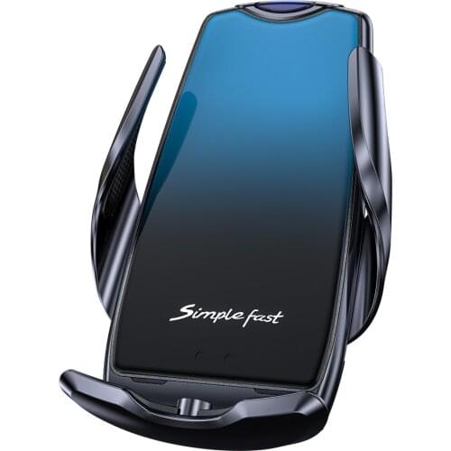 2021 new smart Qi wireless charger car phone holder Magnetic charger for iphone 12 8 8Plus 11 11Pro Samsung S10 8 Huawei P40 Pro