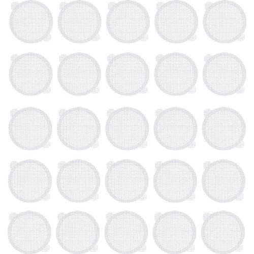25PCS Disposable Hair Extensions Drain Floor Sink Filter With Sticker Suitable For Bathroom And Kitchen