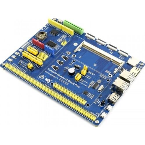 Compute Module IO Board Plus, Composite Breakout Board For Developing With Raspberry Pi CM3 / CM3L / CM3+ / CM3+L