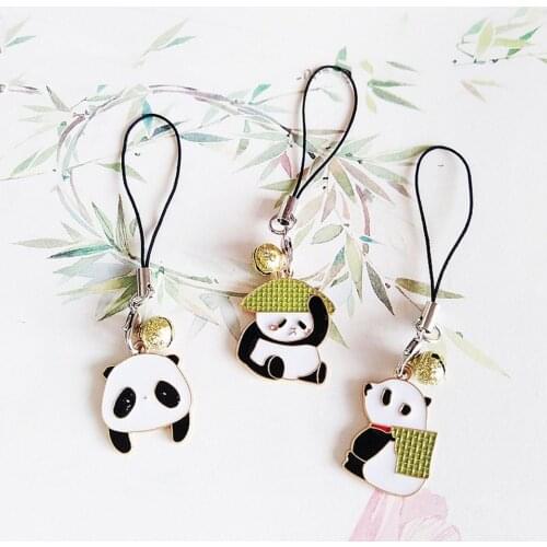Cute Panda Dog Smart Phone Strap Lanyards for IPhone/Samsung/Xiaomi/Huawei Keys Mobile Phone Strap Hang Rope Girls Phone Charms