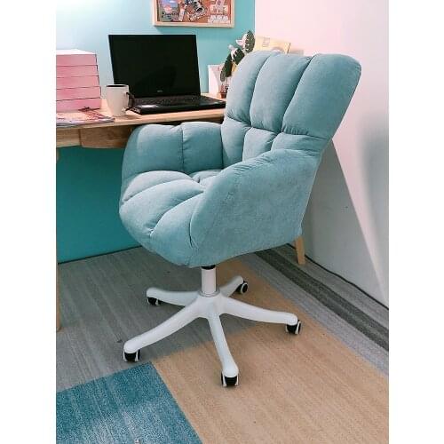 Home computer chair sofa chair comfortable sedentary study chair backrest lazy leisure swivel chair desk writing chair