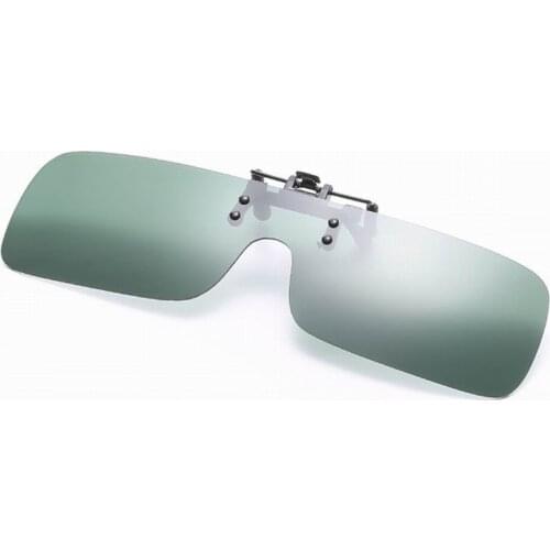 Super Light PC Sunglasses with Clip Anti-UV Polarized Adding onto Glasses like Nearsightness 608