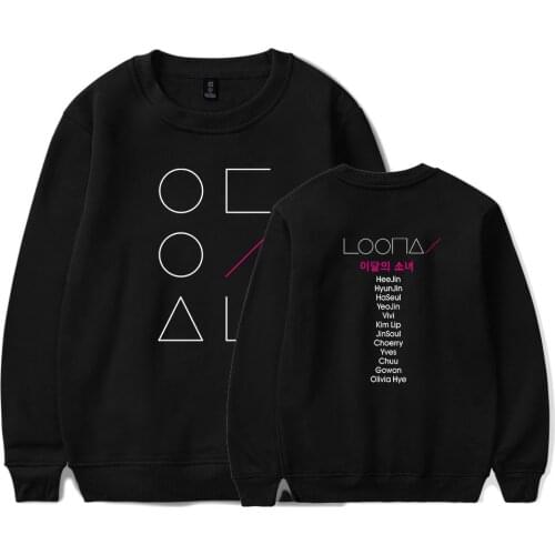 LOONA The Same Style winter sweatshirts women men long sleeve hoodies sweatshirt plus size fashion tracksuit tops kpop clothes