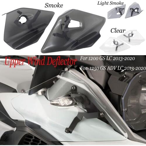 Motorcycle Upper Turn Signal Wind Deflector Side Fairing Windshield Windscreen Handguard FOR BMW R1200 R1250 GS