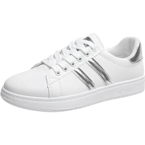 Women Casual Shoes Female Casual Women Sneakers Flats Girl Breathble Vulcanized Shoes Lace Up White Shoes Zapatos De Mujer