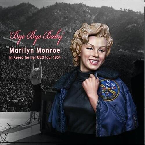 1/10 Bust Resin Figure Model Kit Marilyn Monroe Unassembled unpainted