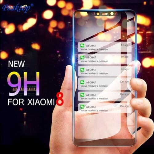 2pcs Peaktop 5D Tempered Glass On For Redmi 4X 5 Plus Note 5 6 Pro Protective Glass For Xiaomi Mi 8 A1 A2 Max 3 Screen Protector