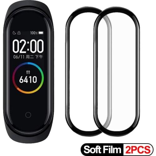 3D Protective Glass for Xiaomi mi band 6 5 4 Soft Screen Protector on Xiami Mi band band5 Miband5 Cover For Xiomi mi band 5 Film