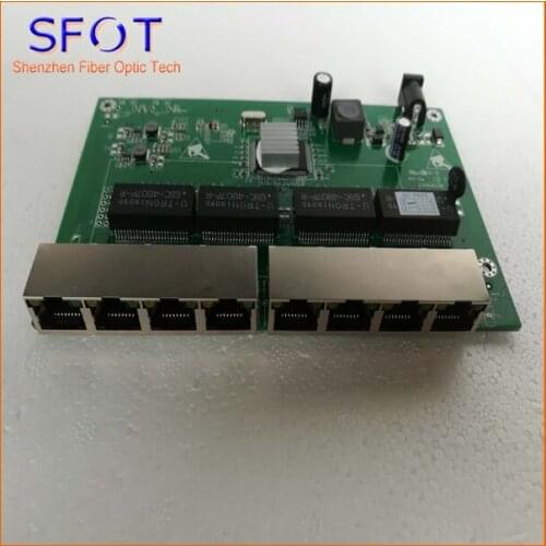 8 ports 10/100/1000M reverse poe smart switch, not manageable, supports fixed Vlan