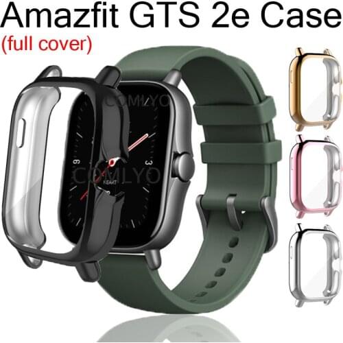 Case Cover For Huami Amazfit GTS2 2E Watch Protective Shell Soft TPU Bumper Full Screen Protective For Amazfit GTS2E cases