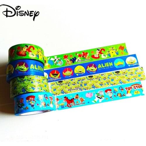 Disney Toy Story Three-eyed Buzz Lightyear Hu Dis foreign trade tail list and paper hand account diary and paper shredded tape