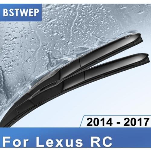 BSTWEP Hybrid Hybrid Wiper Blades for Lexus RC Series RC200t / RC300 / RC350 / RC F / Fit Hook Arms