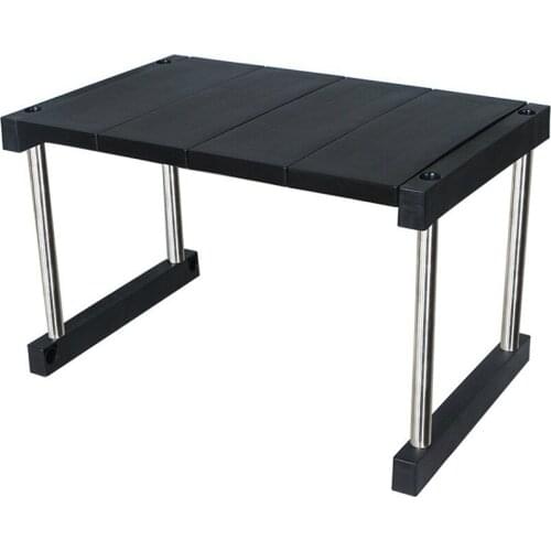 Kitchen Cabinet Counter Shelf Organizer Expandable Stackable Spice Rack for Dish Sauce