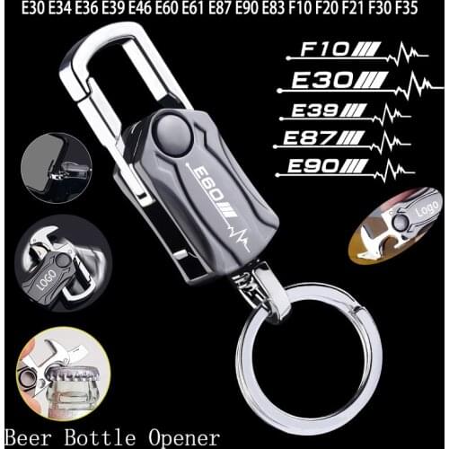 For BMW E46 E90 E60 E39 E36 F30 F10 F20 X5 E70 E53 G30 E91 E34 F31 E30 E92 E87 X3 E83 F25 F11 Car Alloy Multifunction Keychain