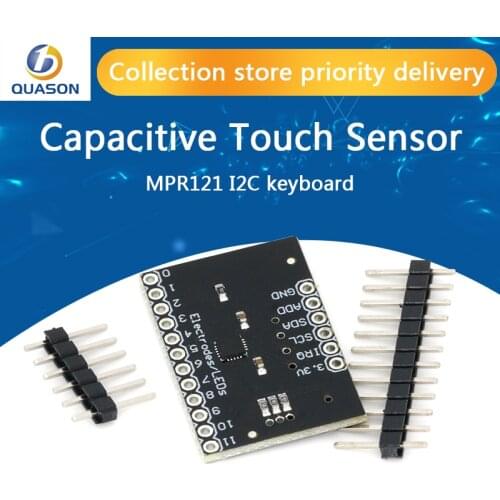 MPR121 Breakout V12 Capacitive Touch Sensor Controller Module I2C keyboard Development Board