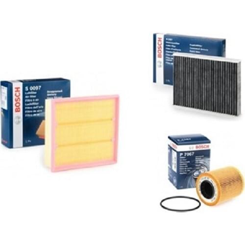 Bosch Ford Fiesta 1.6 Maintenance Filter Set Bosch 2006- 2008 -3'lü