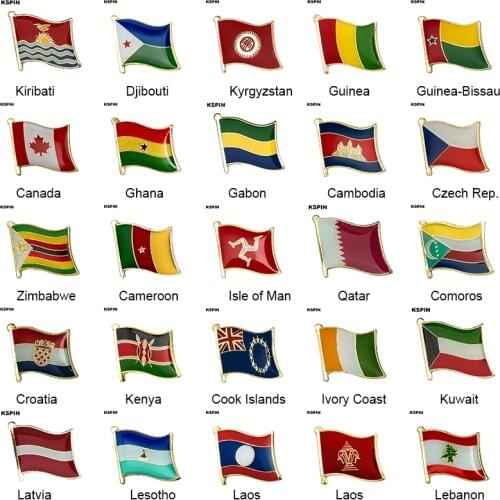 Natinal Flag Lapel Pins Flag Lapel Pins Country Flag Badge Flag Badge Brooch