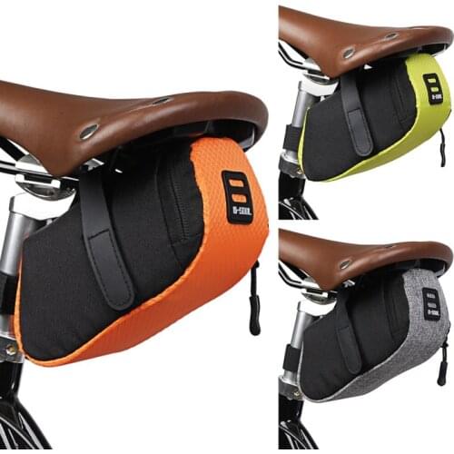 New Waterproof Saddle Bag Tail Rear Nylon Cycling Accessories Seat Pouch Storage Outdoor Sports Bicycle Pouch Panniers Bike Bag