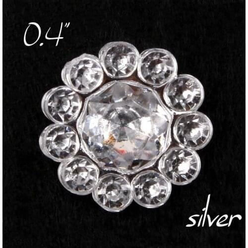 Wholesale 10mm sunflower shape acrylic button for diy hair accessories for girl headwear Free shipping 2000pcs/lot