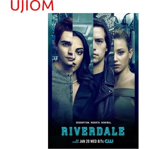 UJIOM Riverdale Poster Childrens Bedroom Decor Wall Stickers Waterproof Home Decoration Living Room Decor Wall Decal