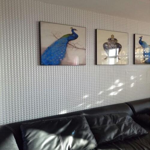 3D three-dimensional plate wall elastic furniture exhibition hall store decoration wallpaper self-adhesive stickers