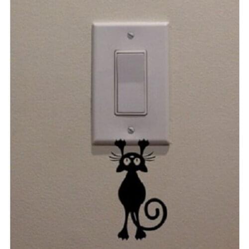 Vinyl Animal Wall Decal Fashion Funny Switch Sticker Decor 3SS0167