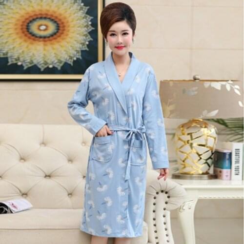 XLMJDZGS Women's Cotton Robes