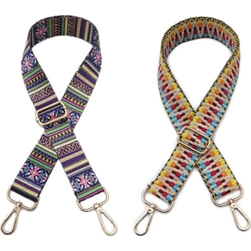 2019 Fashion Adjustable Wide Shoulder Bag Strap Female Replacement Crossbody Straps Bag Parts Accessories Colorful Handbags Belt