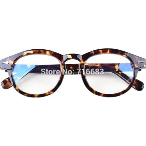 47mm Ladies Women Full Rim Clear Lens Eyeglass Black Leopard Multi Color Frame Optics Eyewear Fashion