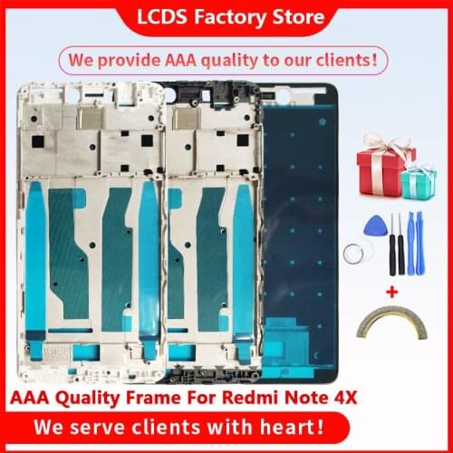 AAA Quality Middle Frame For Xiaomi Redmi Note 4X Middle Frame Housing Cover For Redmi Note 4X Middle Frame