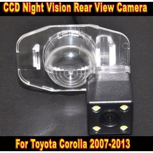Car rear view camera for TOYOTA Corolla 2007 2008 2009 2010 2011 2012 2013 CCD Night BackUp Reverse Parking Camera
