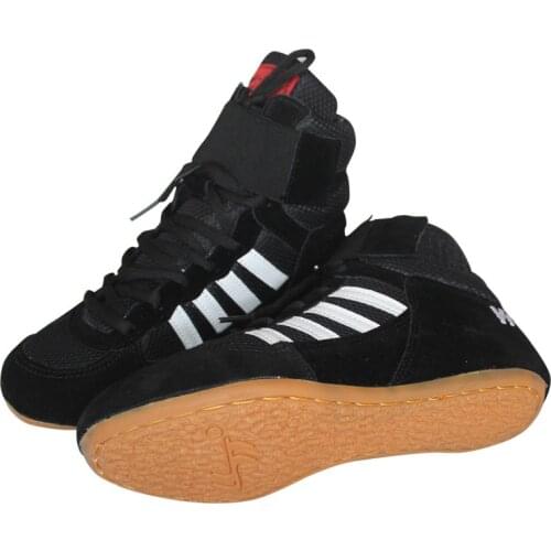 Professional men Wrestling Shoes boxing shoes breathable pro wrestling gear fighting combat workout training boots SIZE 35-46