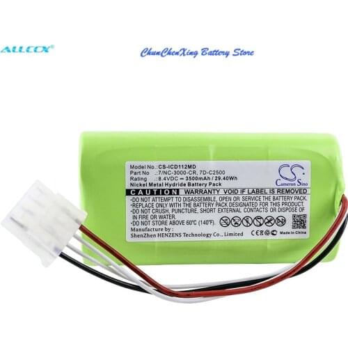 Cameron Sino 3500mAh Battery 7/NC-3000-CR,7D-C2500,PPC 002 for Innomed HeartScreen 112d