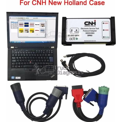 9.3 CNH Est Diagnostic Kit for New Holland Electronic Service Tool Agriculture tractor Engine Diagnostic scanner +T420 laptop